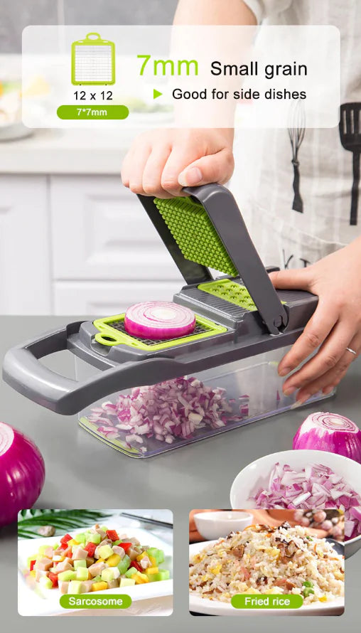 Vegetable Fruit Chopper Cutter Food Onion Veggie Dicer Slicer Kitchen