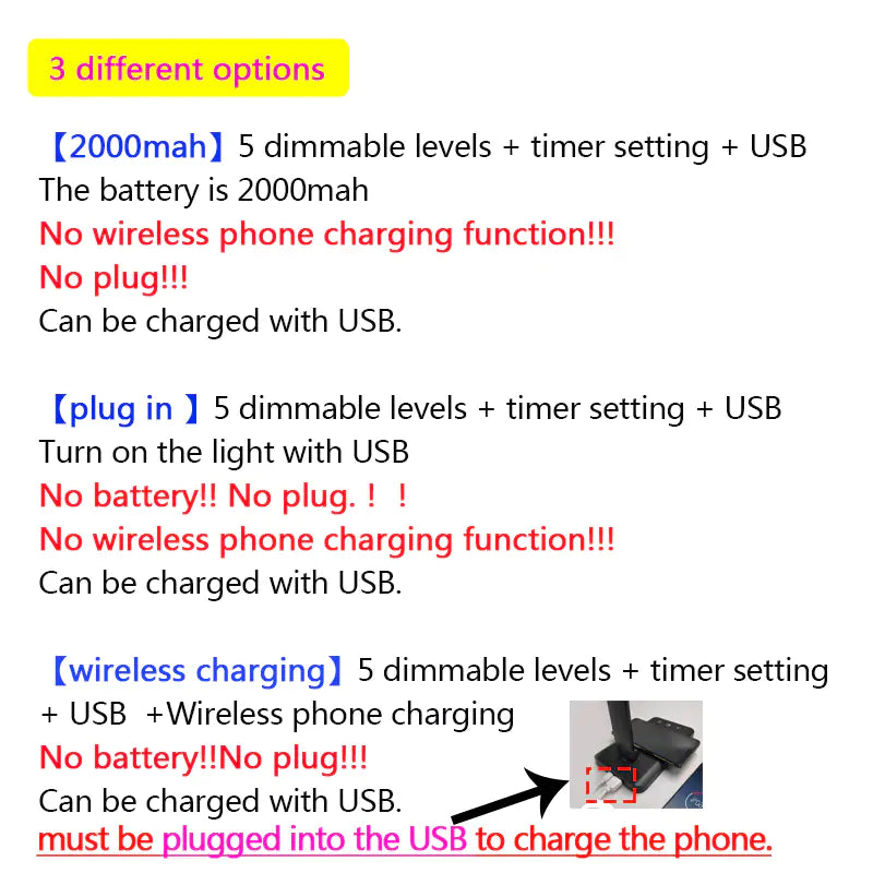 Led USB  Desk Lamps