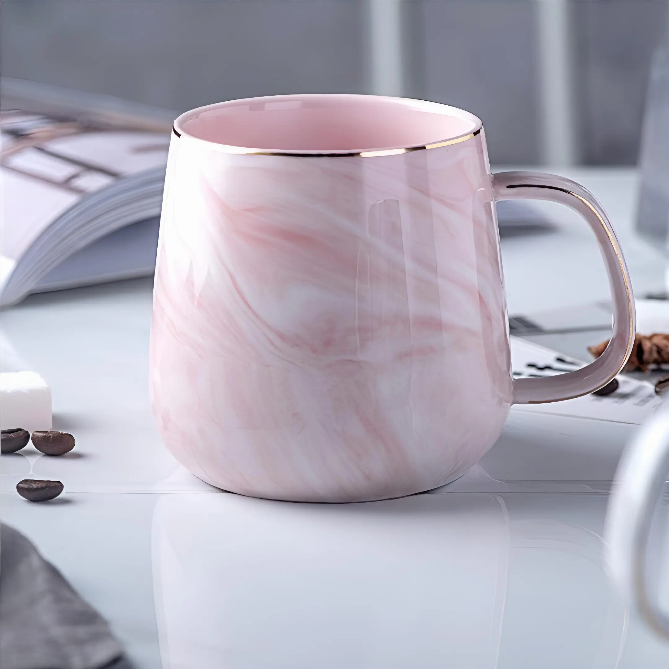 Elegant Marble Ceramic Mug