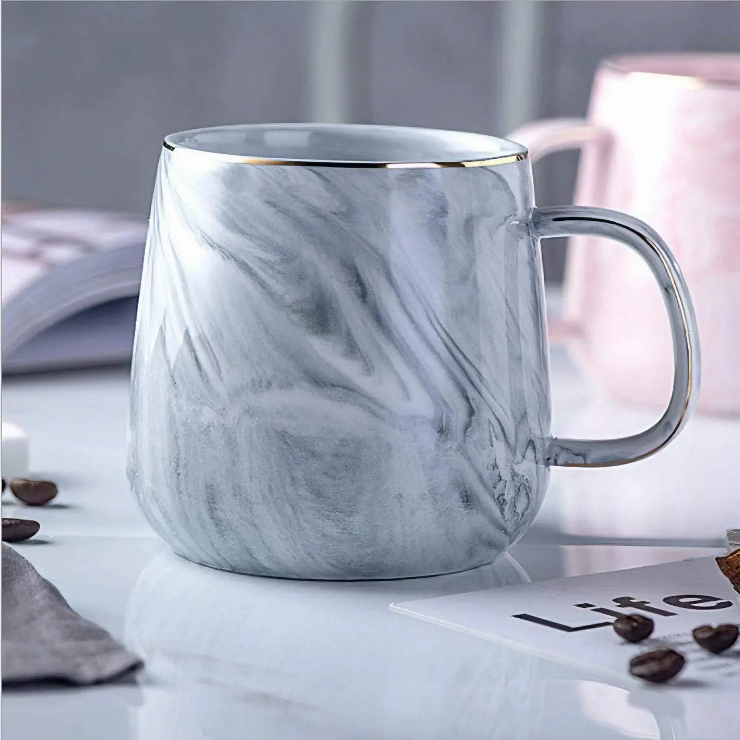 Elegant Marble Ceramic Mug