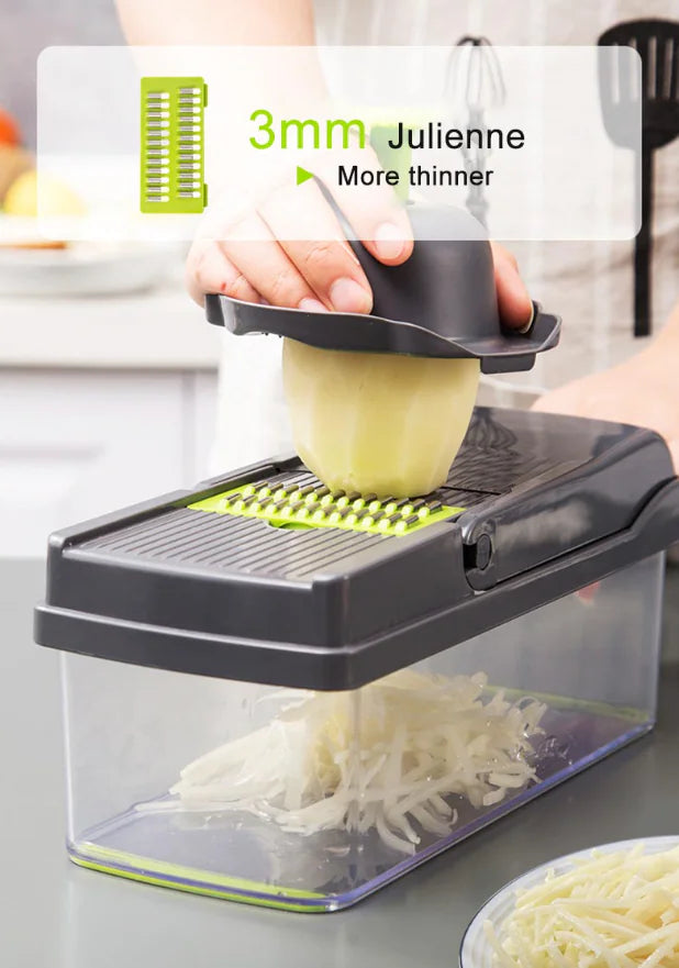 Vegetable Fruit Chopper Cutter Food Onion Veggie Dicer Slicer Kitchen